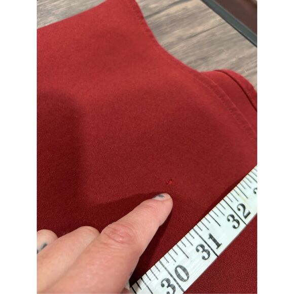 STS Sail to Sable Button Back Sleeveless Shift Dress Burgundy Size 2 - Picture 11 of 11